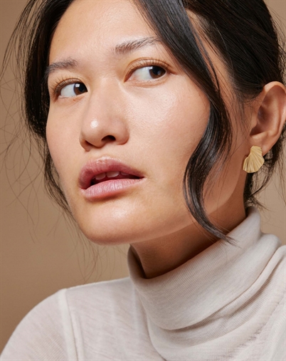 Enamel Copenhagen - Wave Øreringe - Guldfarvet